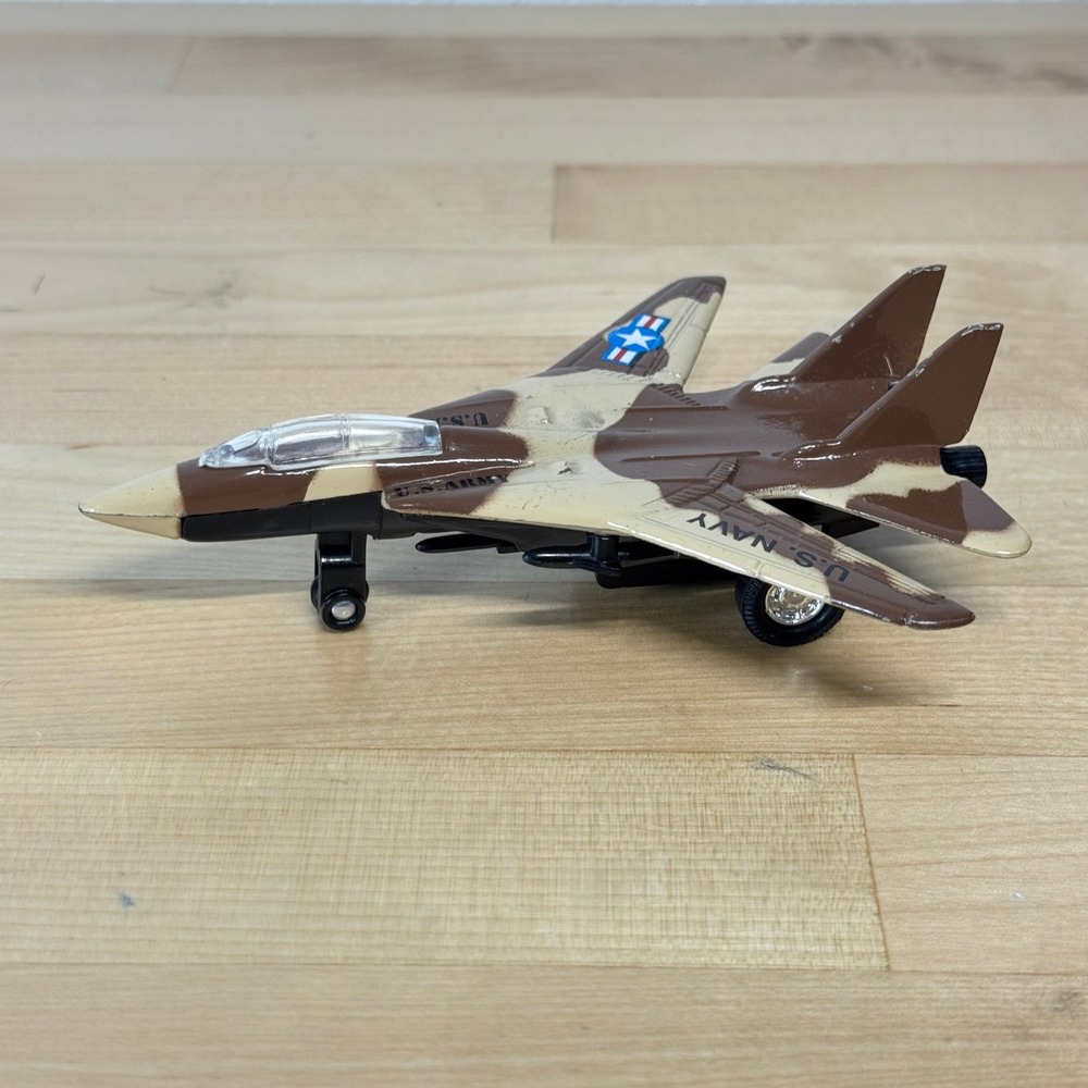 Shing Fat Ltd Diecast Fighter Jet Desert Camo F-14 Tomcat US Navy Army 2016